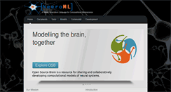 Desktop Screenshot of neuroml.org